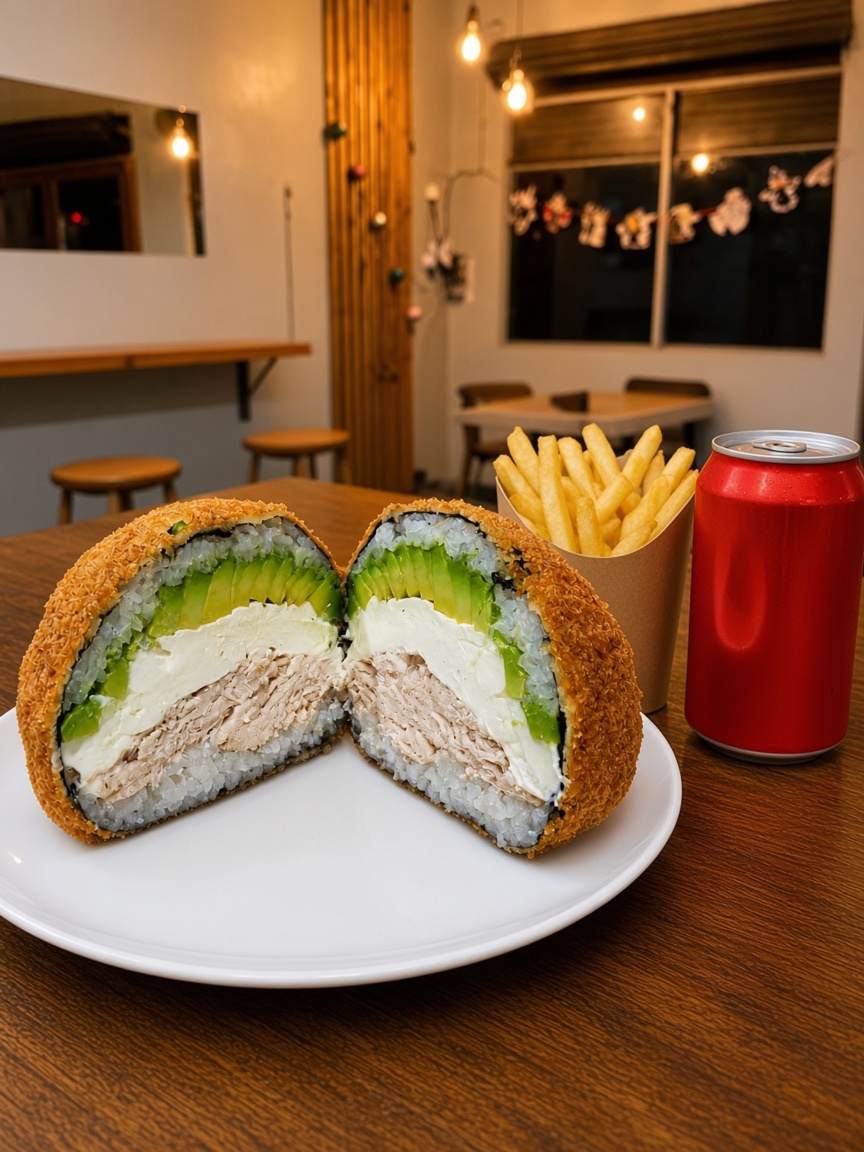 Promo sushi burger